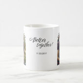 Better Together Valentine's Dayカップルの写真 コーヒーマグカップ (中央)