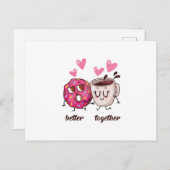 Better Together Valentine's Dayカード ポストカード (正面/裏面)