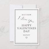 Better Together Valentine's Day gift Photo サンキューカード (裏面)