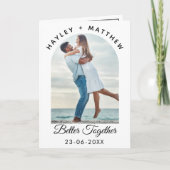 Better Together Valentine's Day Photo シーズンカード (正面)