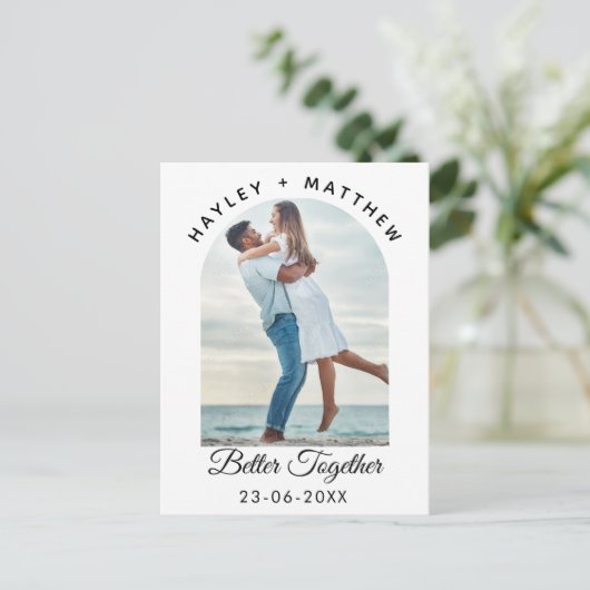 Better Together Valentine's Day Photo ポストカード (スタンド正面)