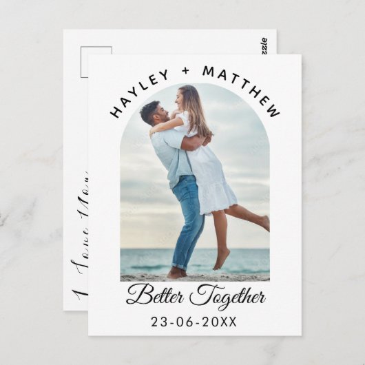 Better Together Valentine's Day Photo ポストカード (正面/裏面)