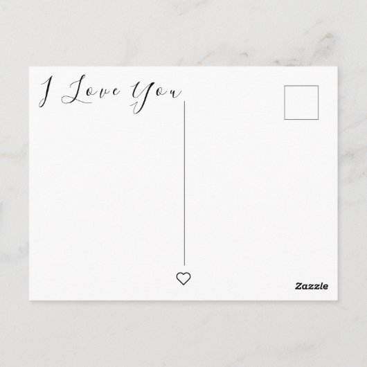 Better Together Valentine's Day Photo ポストカード (裏面)