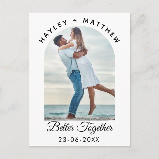 Better Together Valentine's Day Photo ポストカード (正面)