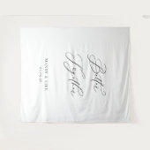 Better Together Wedding Backdrop Banner Minimalist タペストリー (正面(横))