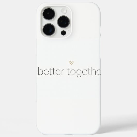 Better Together Wedding iPhone Case Case-Mate iPhoneケース (裏面)