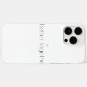 Better Together Wedding iPhone Case Case-Mate iPhoneケース (裏面 (横))