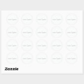 Better Together Wedding Sticker ラウンドシール (シート)