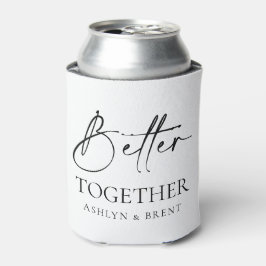 Better Together Whiteの結婚クーラーボックス/Koozie 缶クーラー