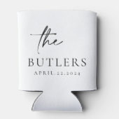 Better Together Whiteの結婚クーラーボックス/Koozie 缶クーラー (裏面)