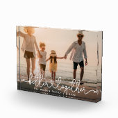 Better Togheterスクリプモダントカスタムハート フォトブロック (右)