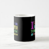 "BETTER TOMORROW"かわいいデザイン。買今 コーヒーマグカップ (中央)