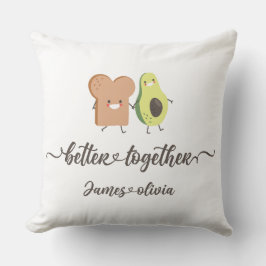 BetterTogether Avocado & Toast Personalized pillow クッション