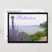 Betterton, MD夏の花はがき ポストカード (正面/裏面)