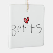 Bettsのクリスマス2018年 セラミックオーナメント (右)