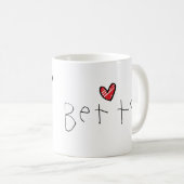 Betts: お父さんはベストです コーヒーマグカップ (正面右)