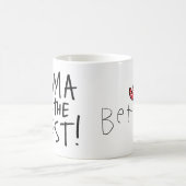 Betts: ママはベストです コーヒーマグカップ (中央)