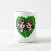 BettyとValのマグカップ コーヒーマグカップ (中央)
