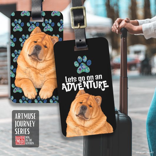 BETTY BOOP スムースチョウ - ArtMuse 旅シリーズ ラゲッジタグ
