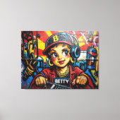 BETTY BOOP-3 キャンバスプリント (正面)