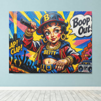 BETTY BOOP-4 キャンバスプリント