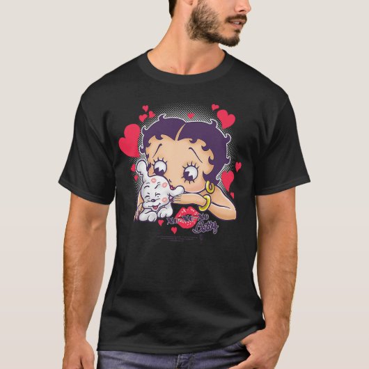 Betty Boop Puppy Love Tシャツ (正面)