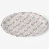 Betty Floral Print ペーパープレート (アングル)