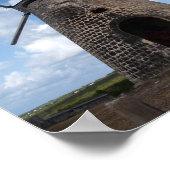 Bettys Hope in Antigua Canvas Print ポスター (角)