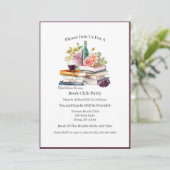 Between 読 the Wines, Book Club 招待状 (スタンド正面)