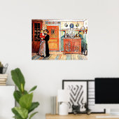 Between Christmas and New Aco, Carl Larsson art ポスター (ホームオフィス)