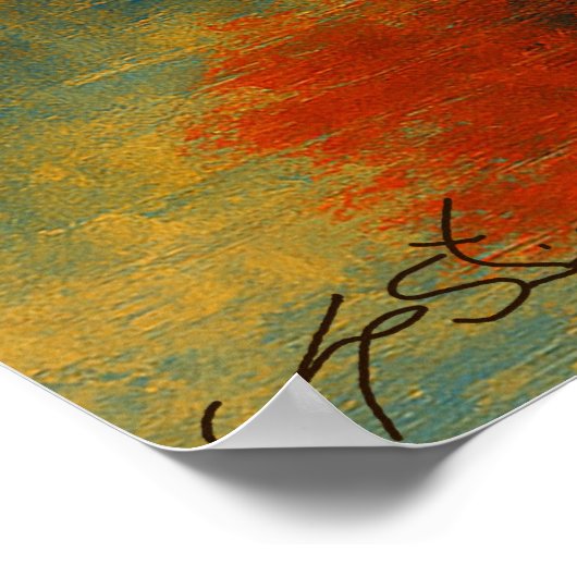 Between Fire and Frost Landscape ポスター (角)