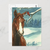 Between Friendsワイルドホースポストカード ポストカード (正面/裏面)