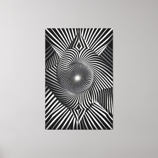 Between Lines and Dimensions キャンバスプリント (正面)