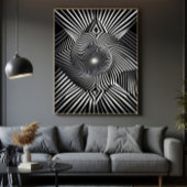 Between Lines and Dimensions キャンバスプリント