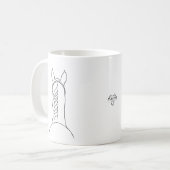 Between the Ears "My Happy Place" Mug コーヒーマグカップ (正面左)