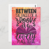 Between the Pages of a Book ポストカード (正面/裏面)