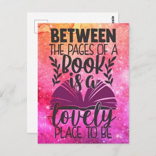 Between the Pages of a Book ポストカード (正面/裏面)