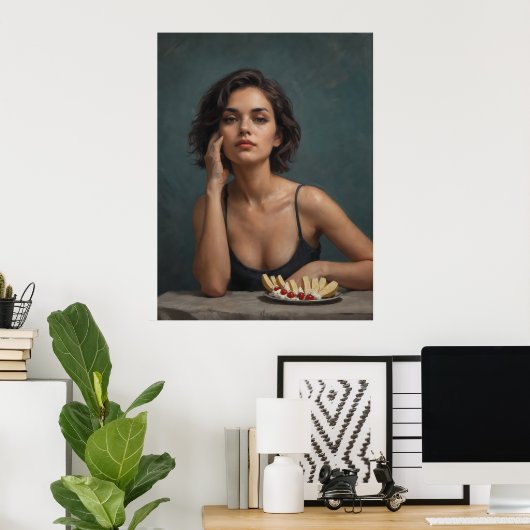 Between Thought and Taste ポスター (ホームオフィス)