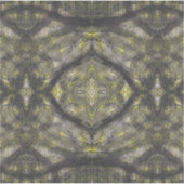 Betwixt Dark Yellow Abstract Watercolor Art シール (正面)