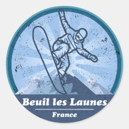 Beuil les Launes Snowboard ラウンドシール