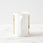 Beulahは、私のブドウ皮をむきます ボーンチャイナマグカップ (裏面)