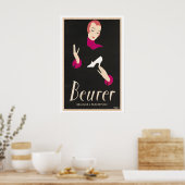 Beurer シューズ レトロシューズ ヴィンテージ広告 ポスター (キッチン)