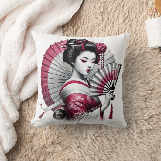 Beutiful Geisha クッション (ブランケット)