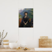 Beux – アドディソン夫人のポートレートC. Harris ポスター (キッチン)