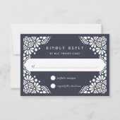 Beux Arts RSVPカード |インク (正面)