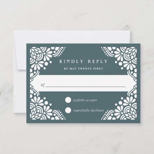 Beux Arts RSVPカード |トウヒ (正面)