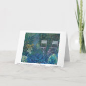 Bevジェームス著Sarahの庭 カード (裏面)