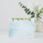 Bevenuti Italia Tuscan's 結婚 Thank You ポストカード (スタンド正面)