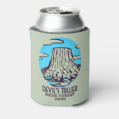 Beverage Cooler Devils Tower Wyoming National 缶クーラー (缶裏面)