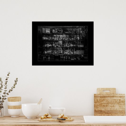 Beverages No 2 with Border ポスター (キッチン)